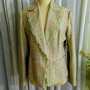 Worthington size 10 Tweed spring jacket fully line
